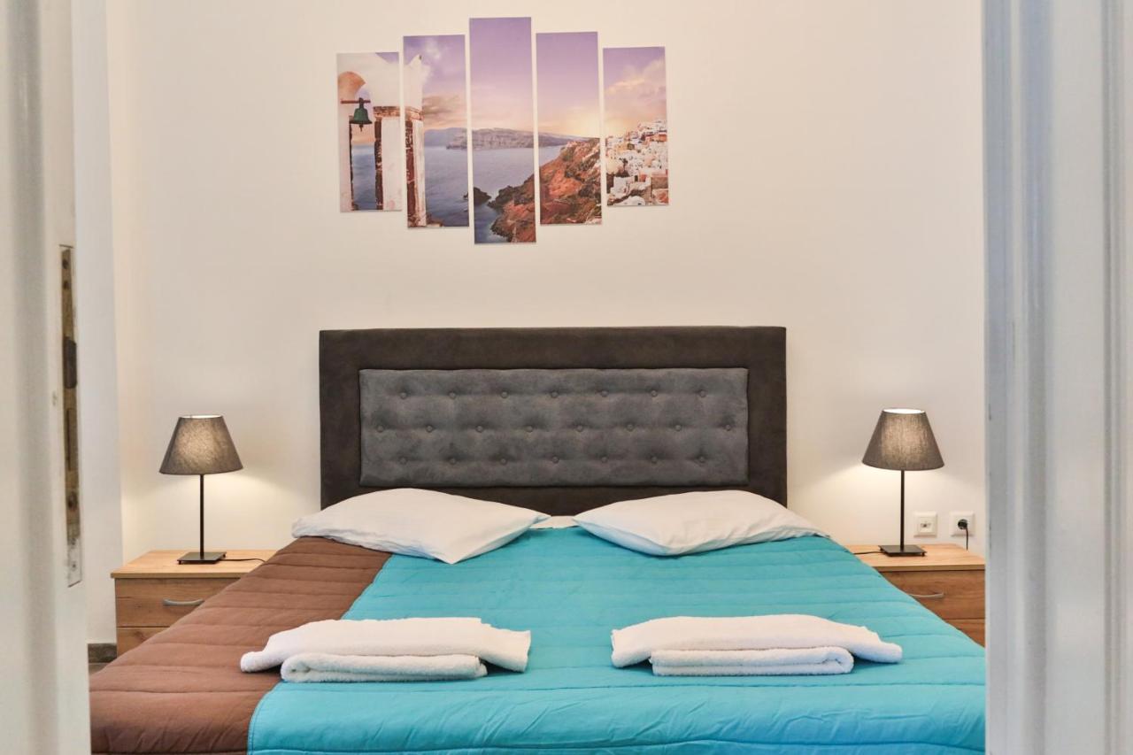 Kamari Beach Houses With Balcony And Garden Luaran gambar