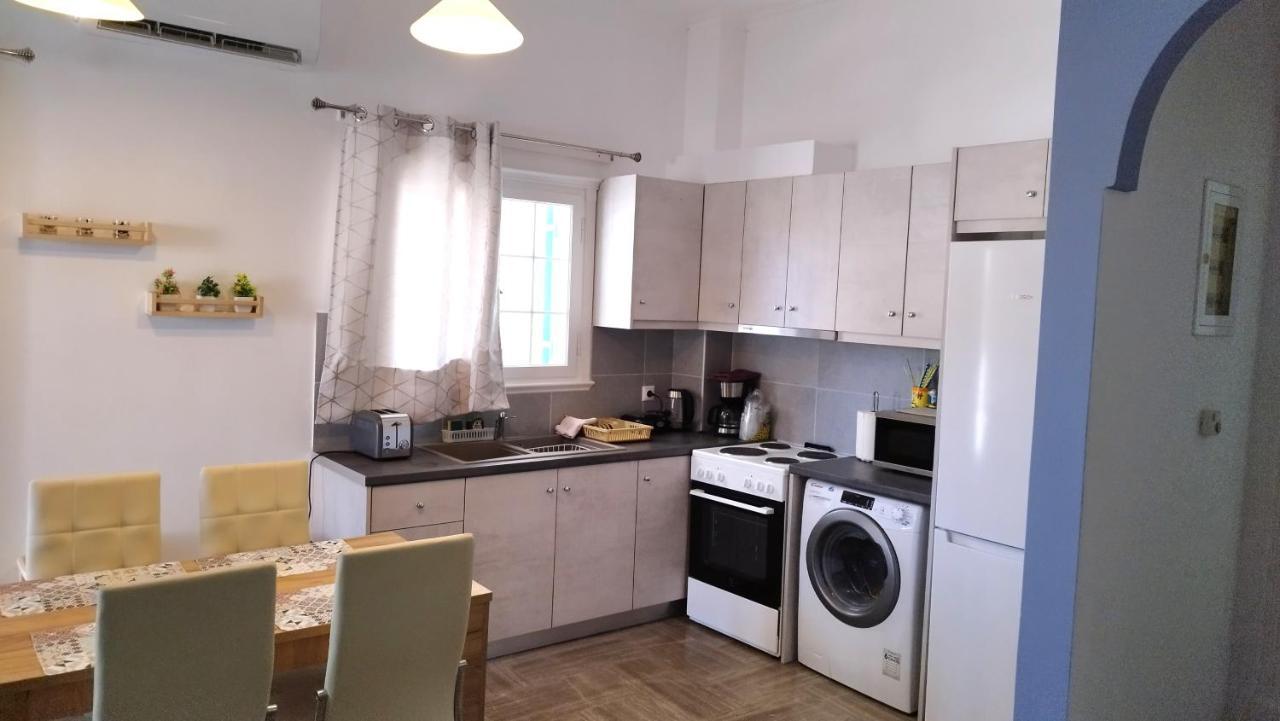 Kamari Beach Houses With Balcony And Garden Luaran gambar